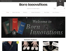Tablet Screenshot of borninnovations.com
